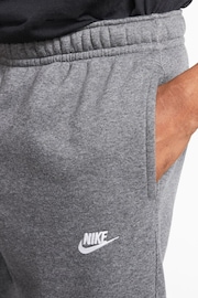 Nike Charcoal Grey Club Cuffed Joggers - Image 9 of 16