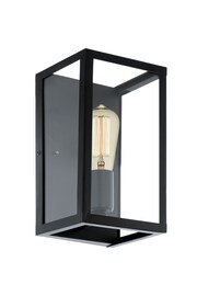 Eglo Black Charterhouse Caged Wall Light - Image 2 of 3