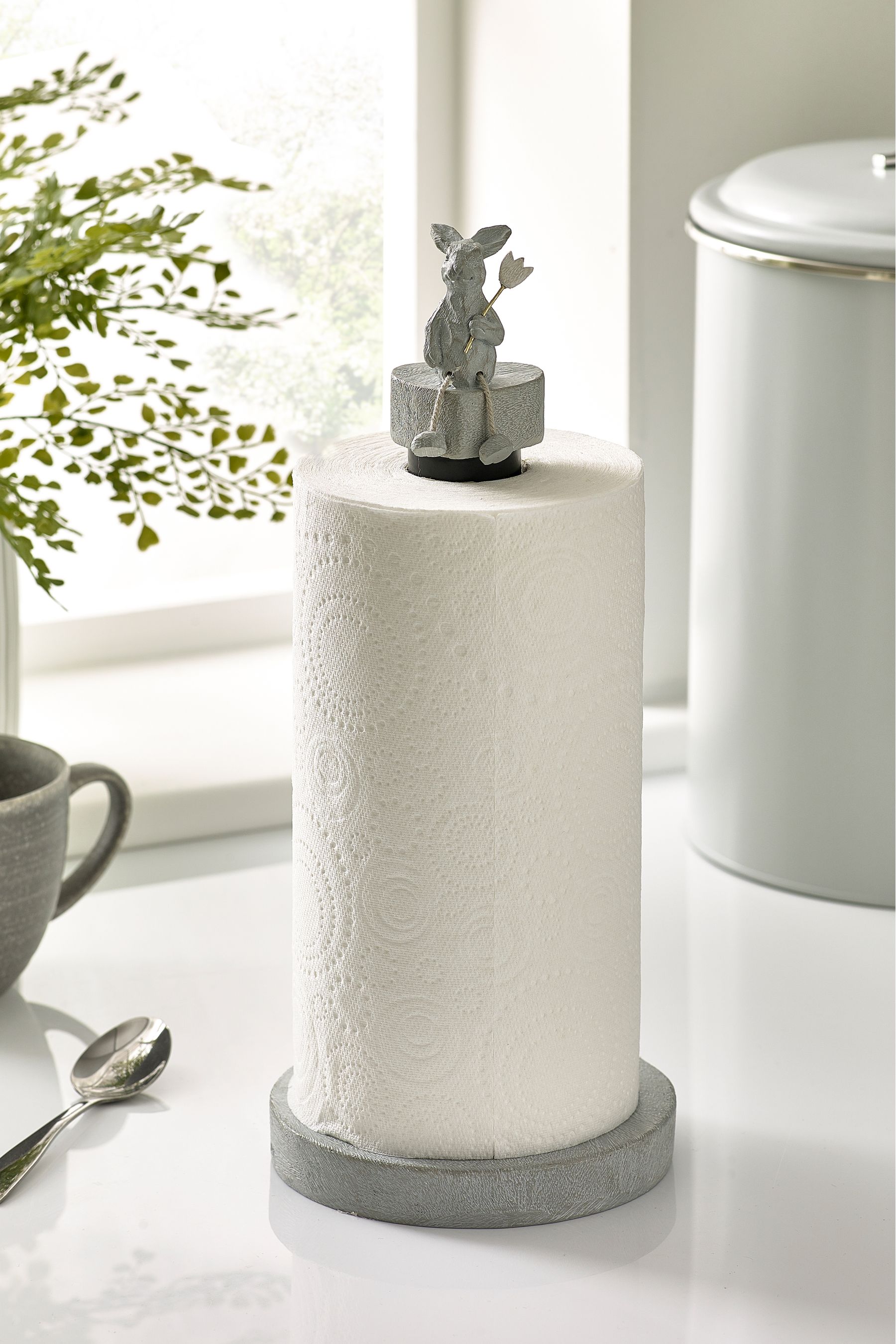 Grey kitchen roll holder 2025