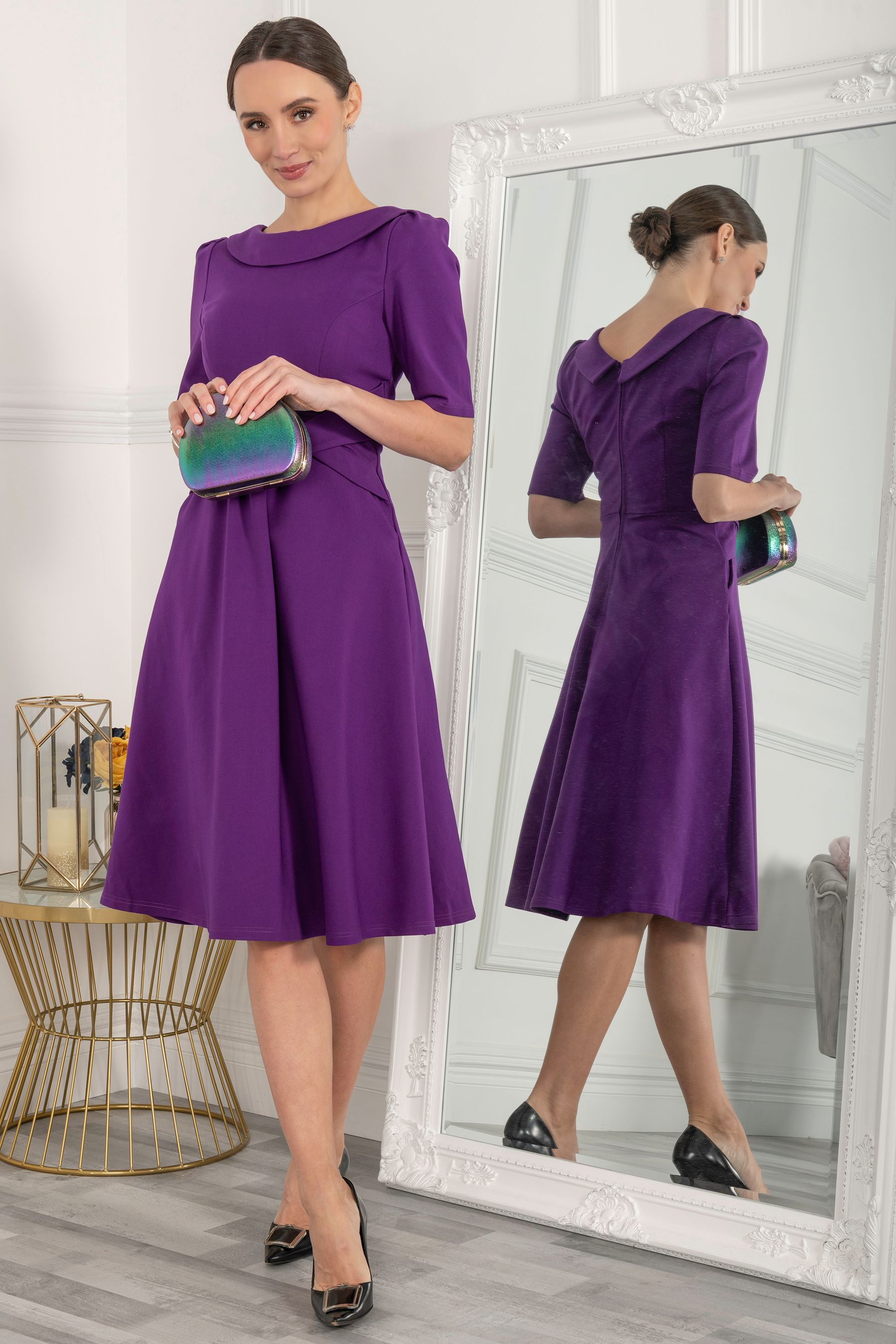 Jolie moi purple dress 2025