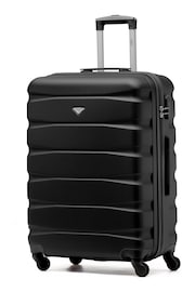 Flight Knight Black Medium Hardcase Lightweight Check In Suitcase With 4 Wheels - Image 1 of 1