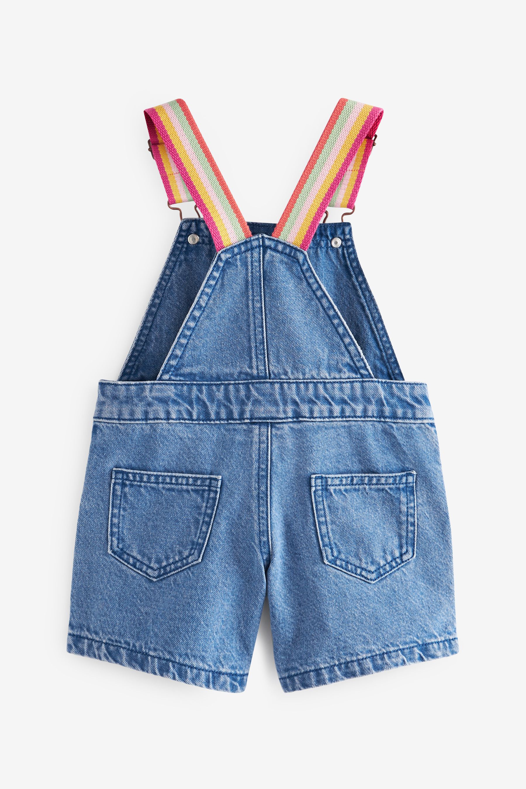 Rainbow strap overalls shop
