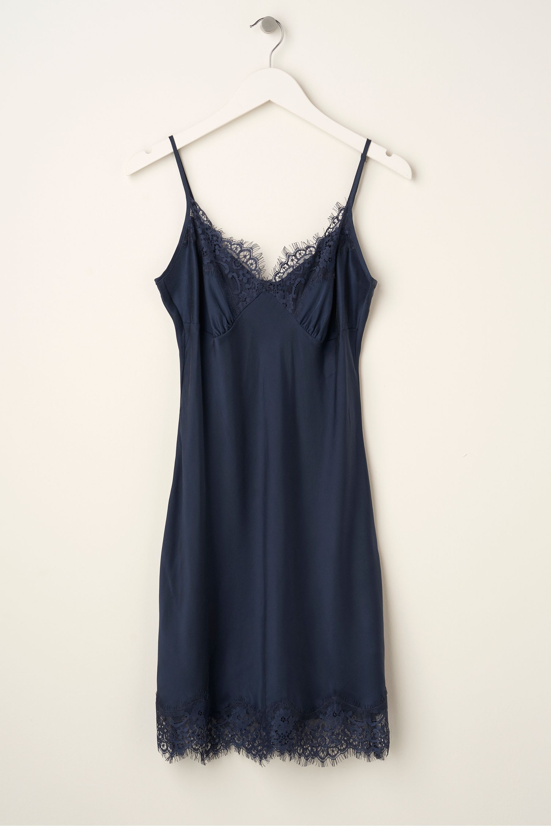 Buy Truly Blue Silk Night Dress from Next Luxembourg