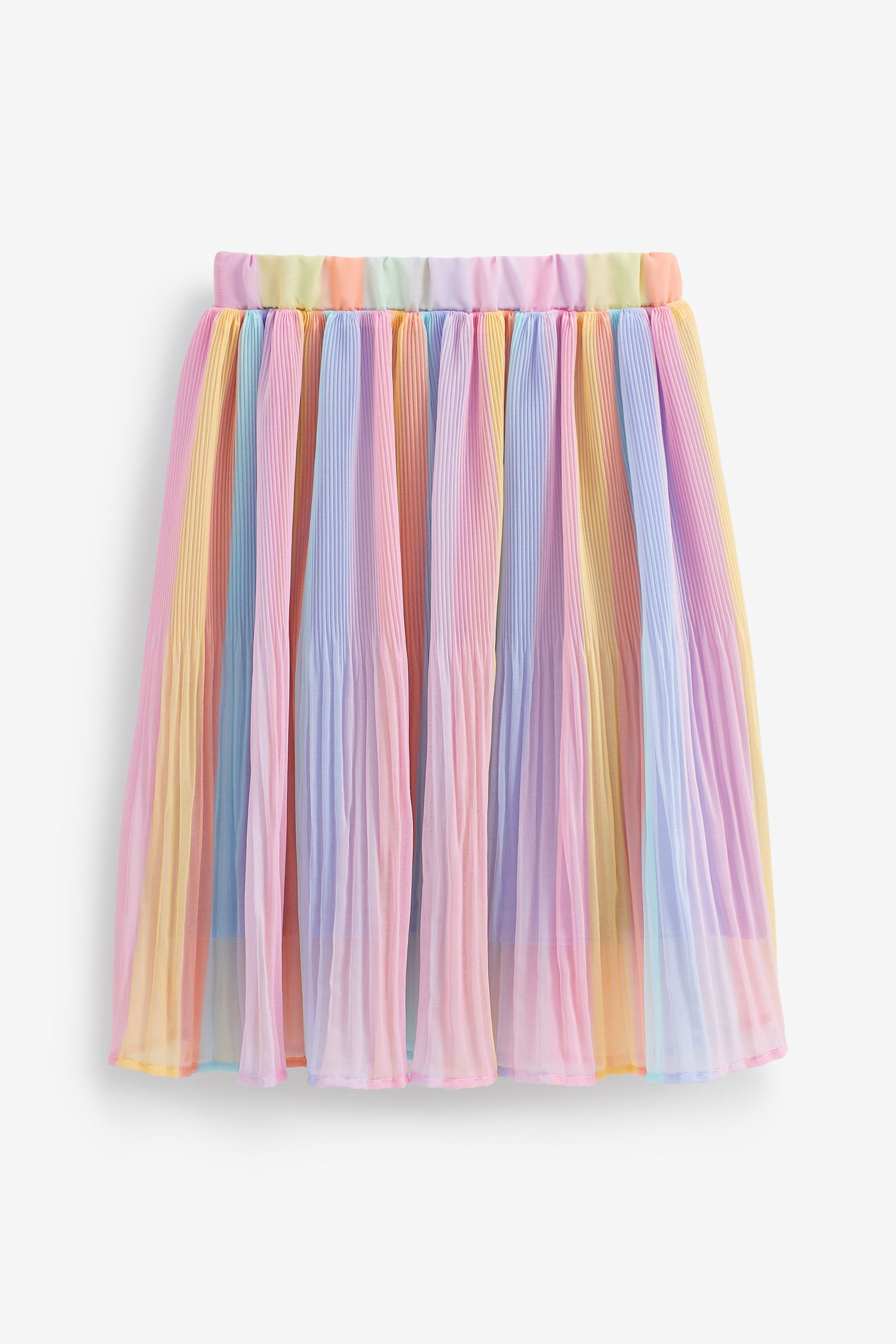 Buy Rainbow Stripe Pleated Midi Skirt 3 16yrs from Next Luxembourg