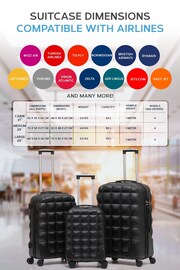Flight Knight Large Hardcase Printed Lightweight Check In Suitcase With 4 Wheels - Image 6 of 7