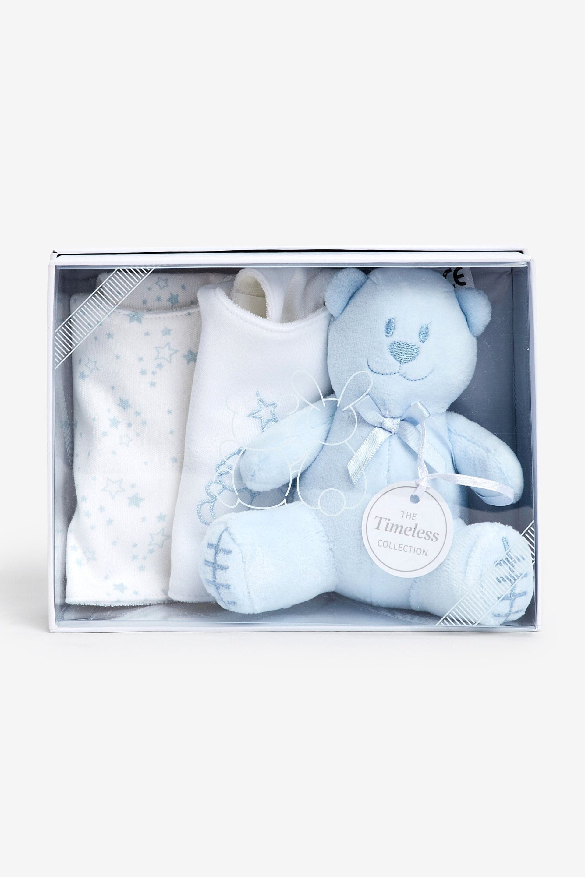 Emile Et Rose Embroidered Bib & Toy Baby Gift Set - Image 2 of 6