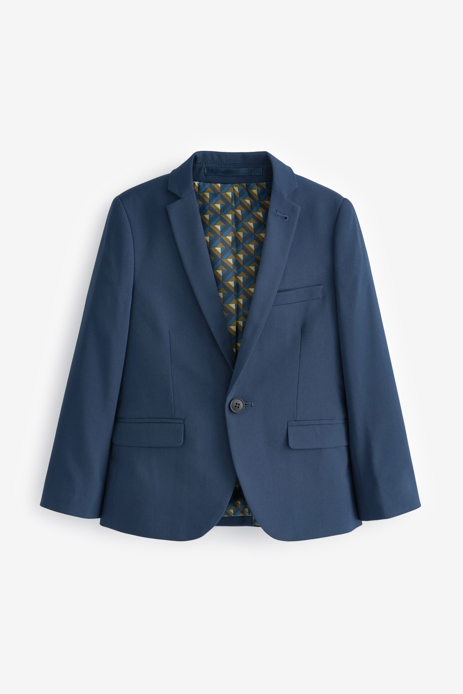 Blue Skinny Fit Suit Jacket (12mths-16yrs) - Image 2 of 3