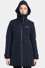 Didriksons Blue Helle Wns Parka 5 Jacket - Image 3 of 4
