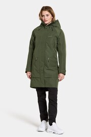 Didriksons Green Ilma Wns Parka 8 Jacket - Image 1 of 4