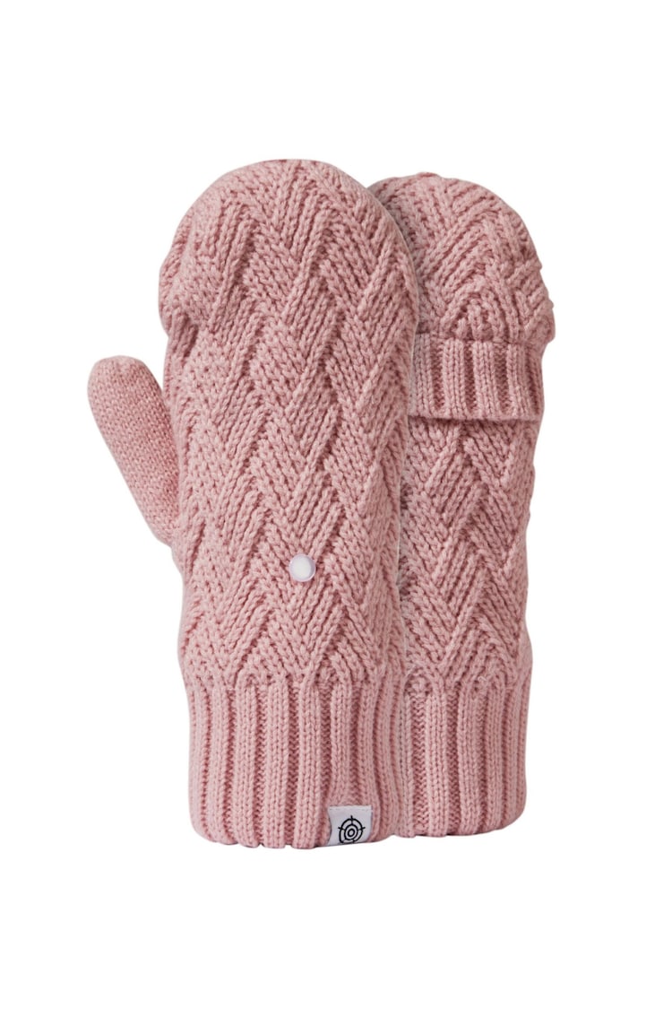 Tog 24 Candy Floss Pink Britton Lined Mittens - Image 1 of 3