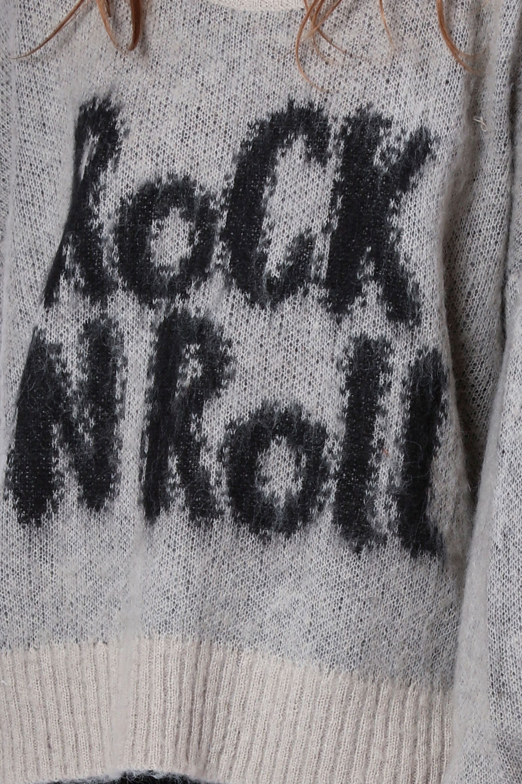 Buy Religion Nude Oversized Slogan Jumper In Soft Fluffy Knit from Next Luxembourg