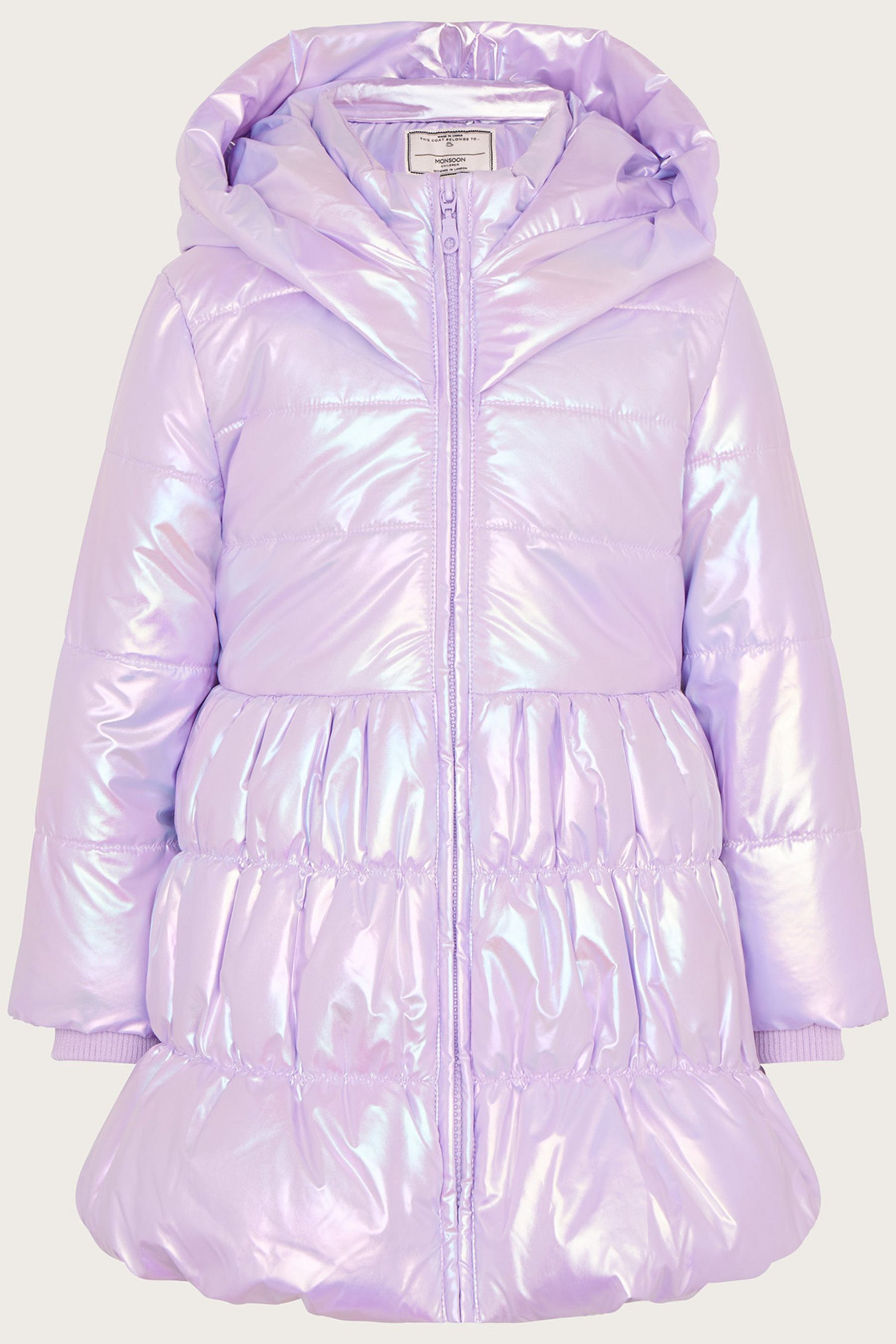 Metallic padded coat hotsell