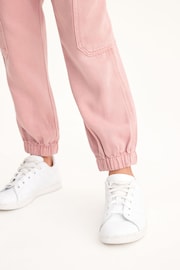 Pink TENCEL™ Cargo Trousers (3-16yrs) - Image 5 of 8
