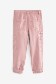 Pink TENCEL™ Cargo Trousers (3-16yrs) - Image 7 of 8