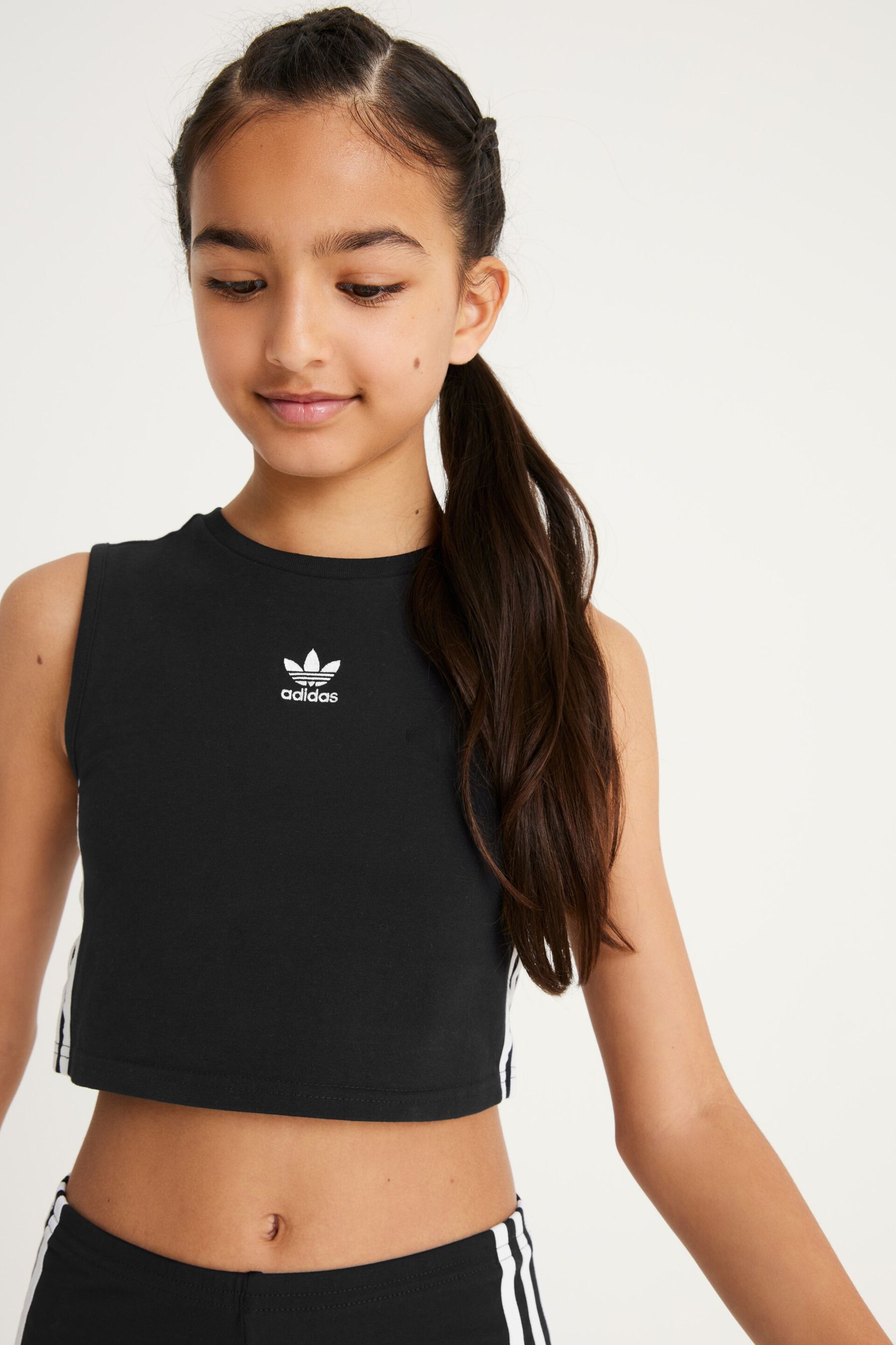 adidas Originals Adicolor Crop Tank Top - Image 1 of 7