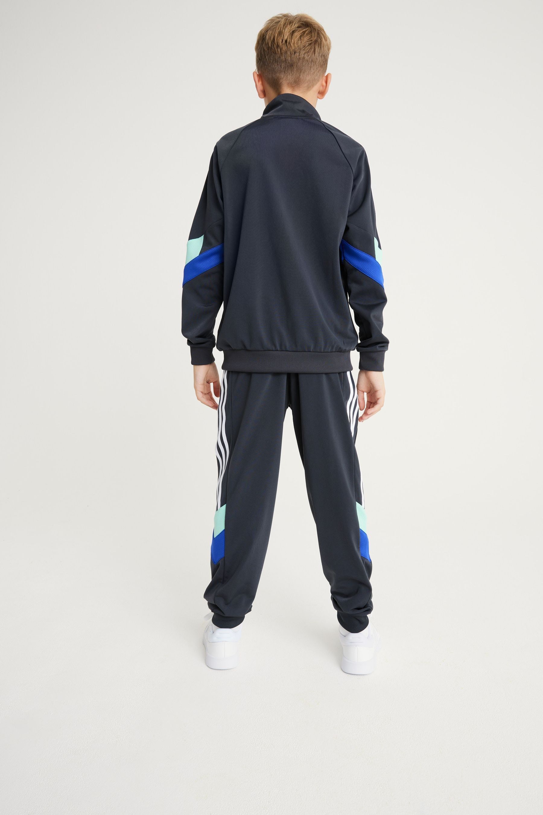 Buy adidas Originals Grey Junior Rekive Tracksuit Bottoms from Next Luxembourg