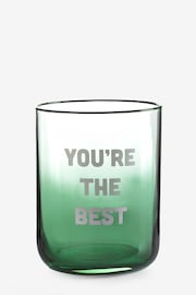 Green You're The Best Tumbler Glass - Image 4 of 4