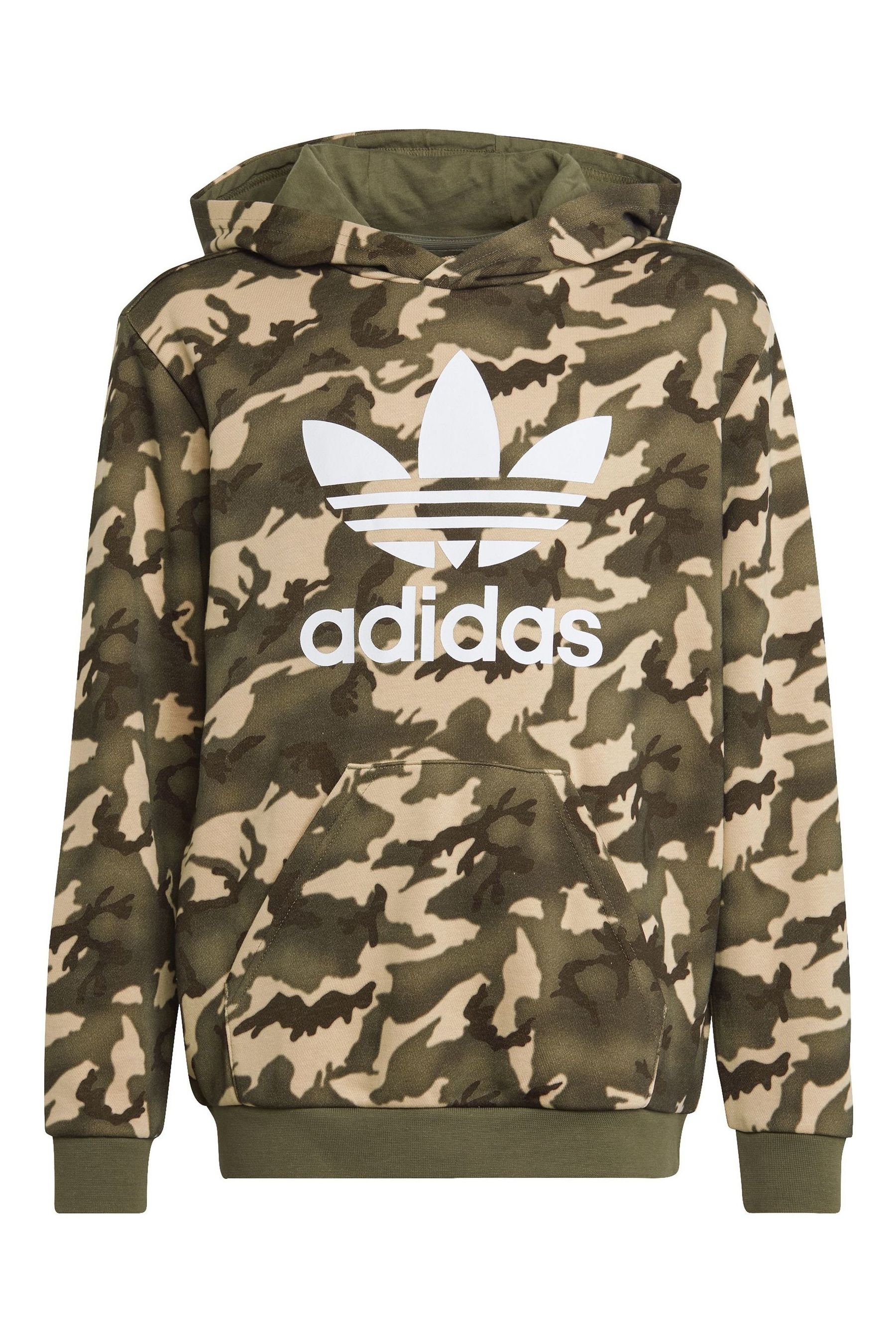 Buy adidas originals Junior Camo Brown Hoodie from Next Germany