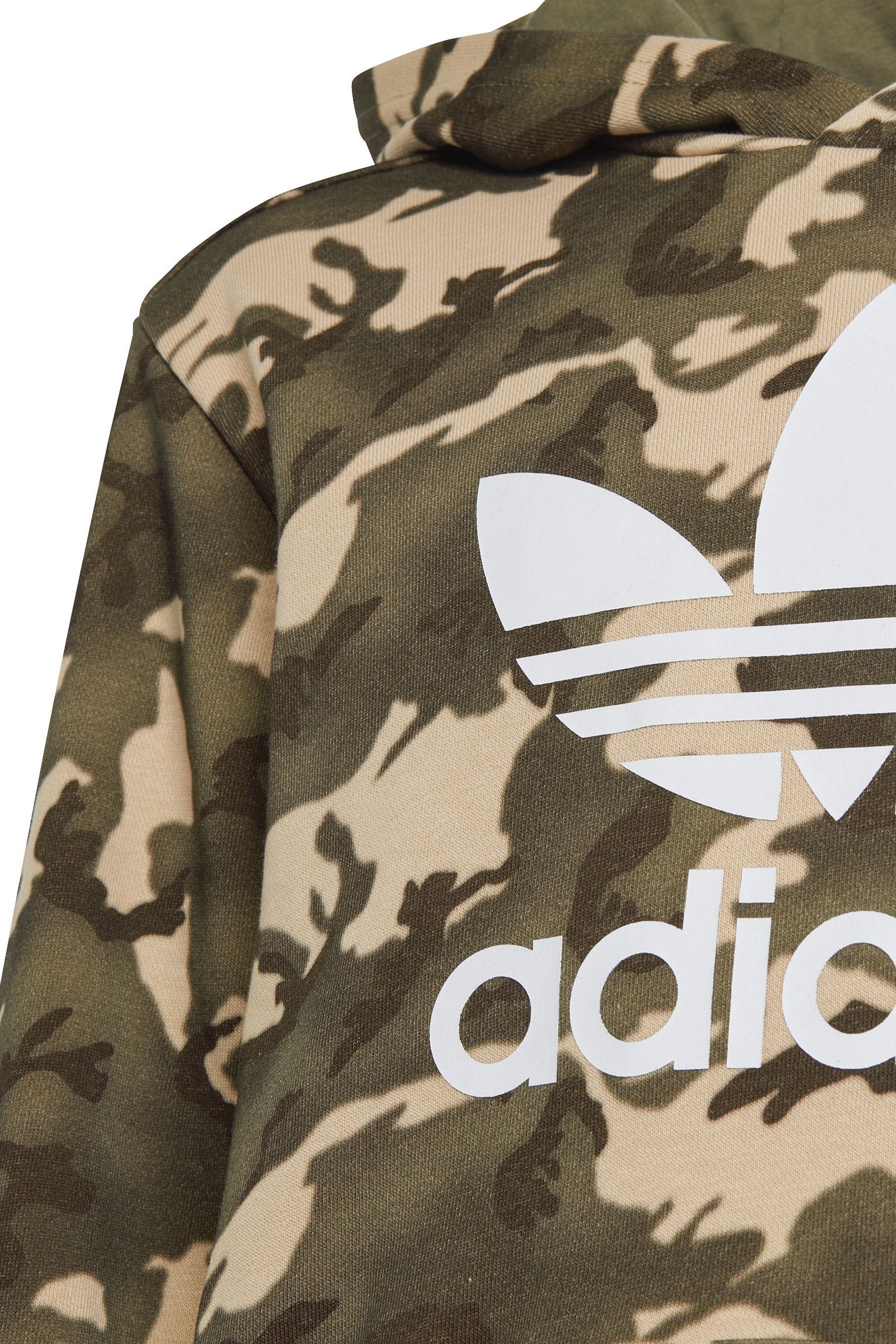 Buy adidas originals Junior Camo Brown Hoodie from Next Luxembourg
