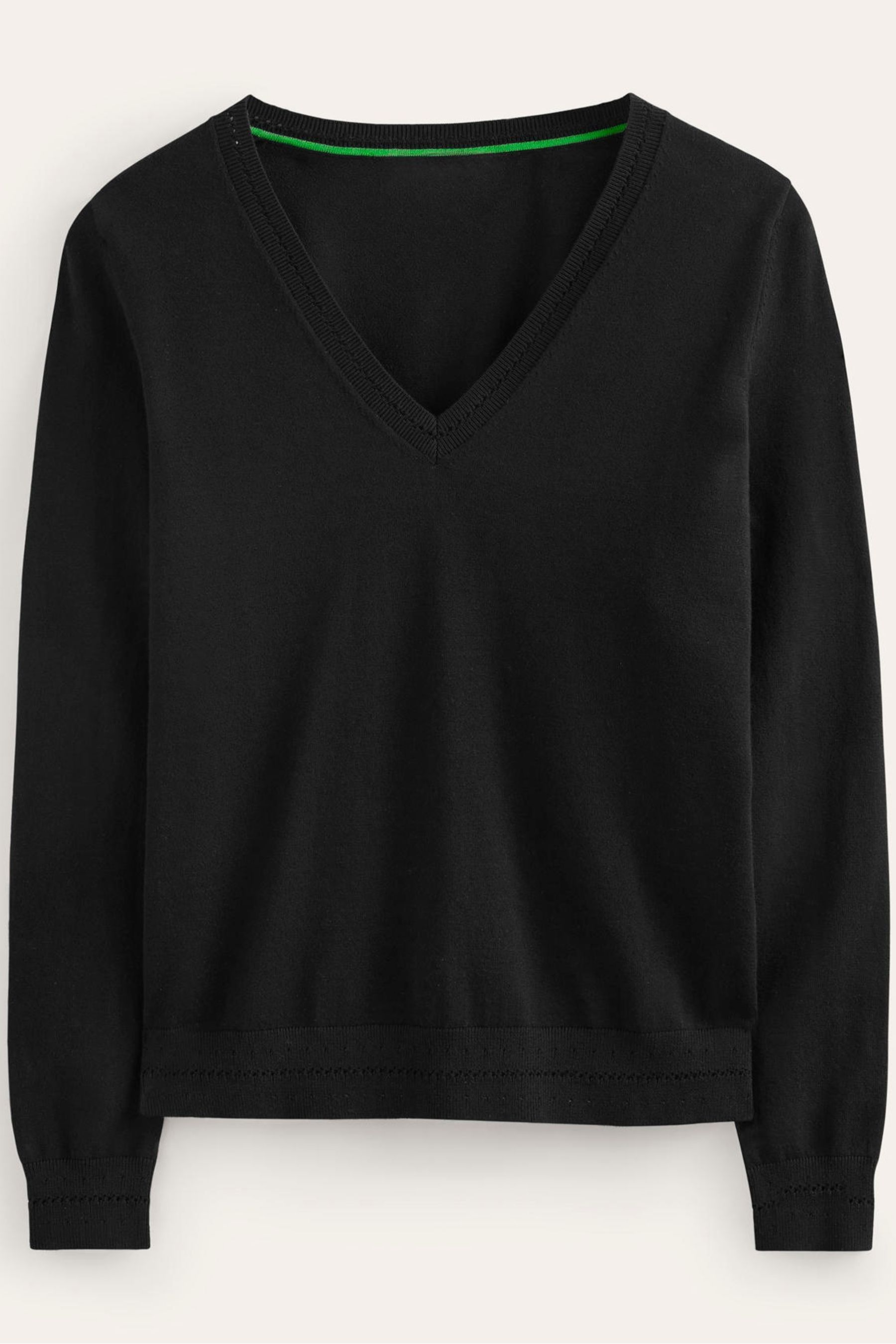 Womens black v neck sweater cheap