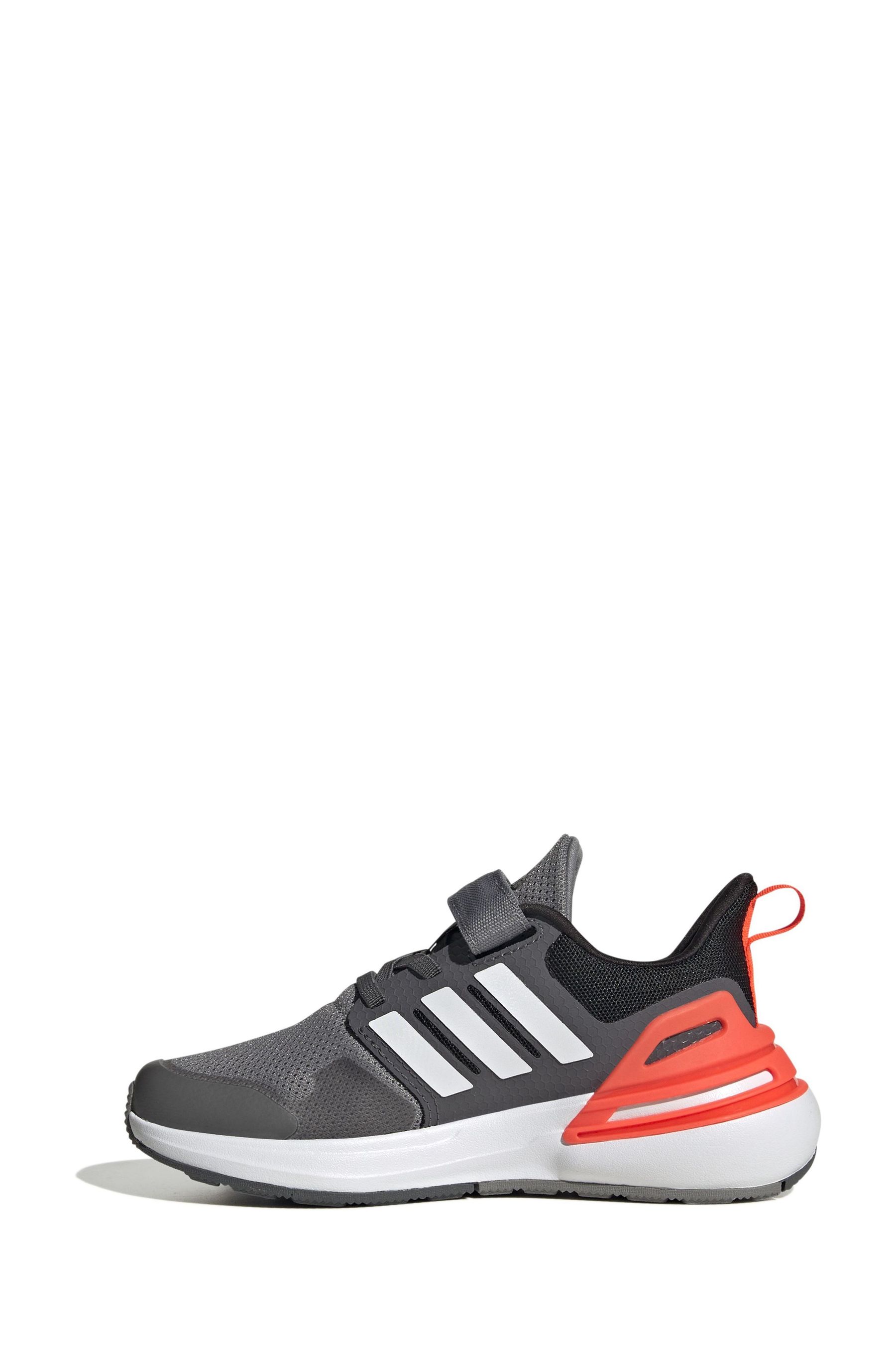 Buy adidas Grey Kids Grey Rapidasport Bounce Sport Running Elastic Lace Top Strap Trainers from Next Luxembourg
