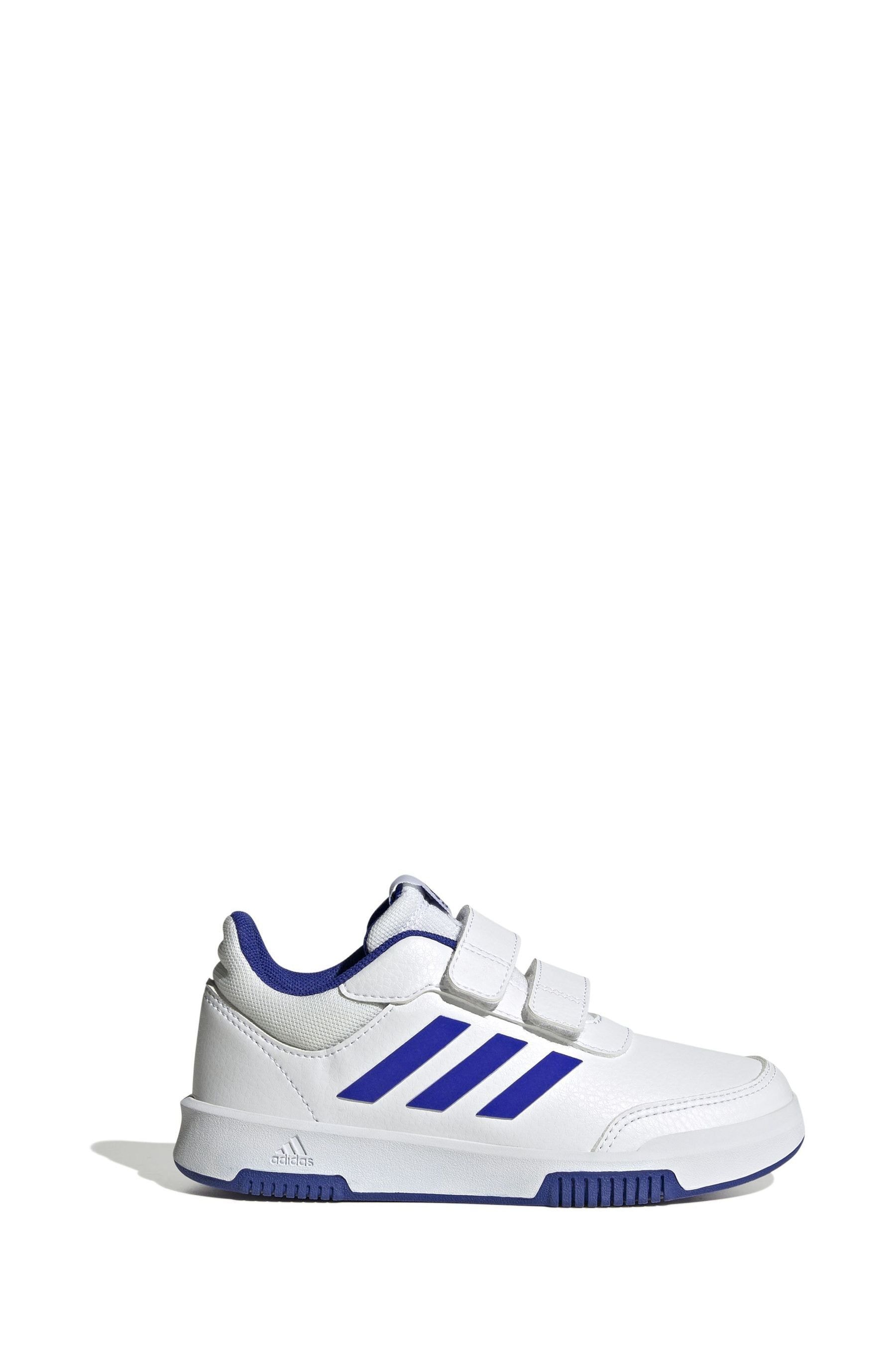 Buy adidas White Blue Hook and Loop Tensaur Hook and Loop Trainers from Next USA
