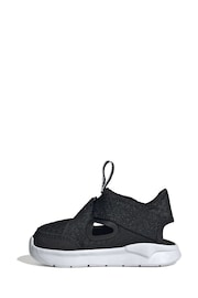 adidas Originals 360 Infant Black Sandals - Image 2 of 8