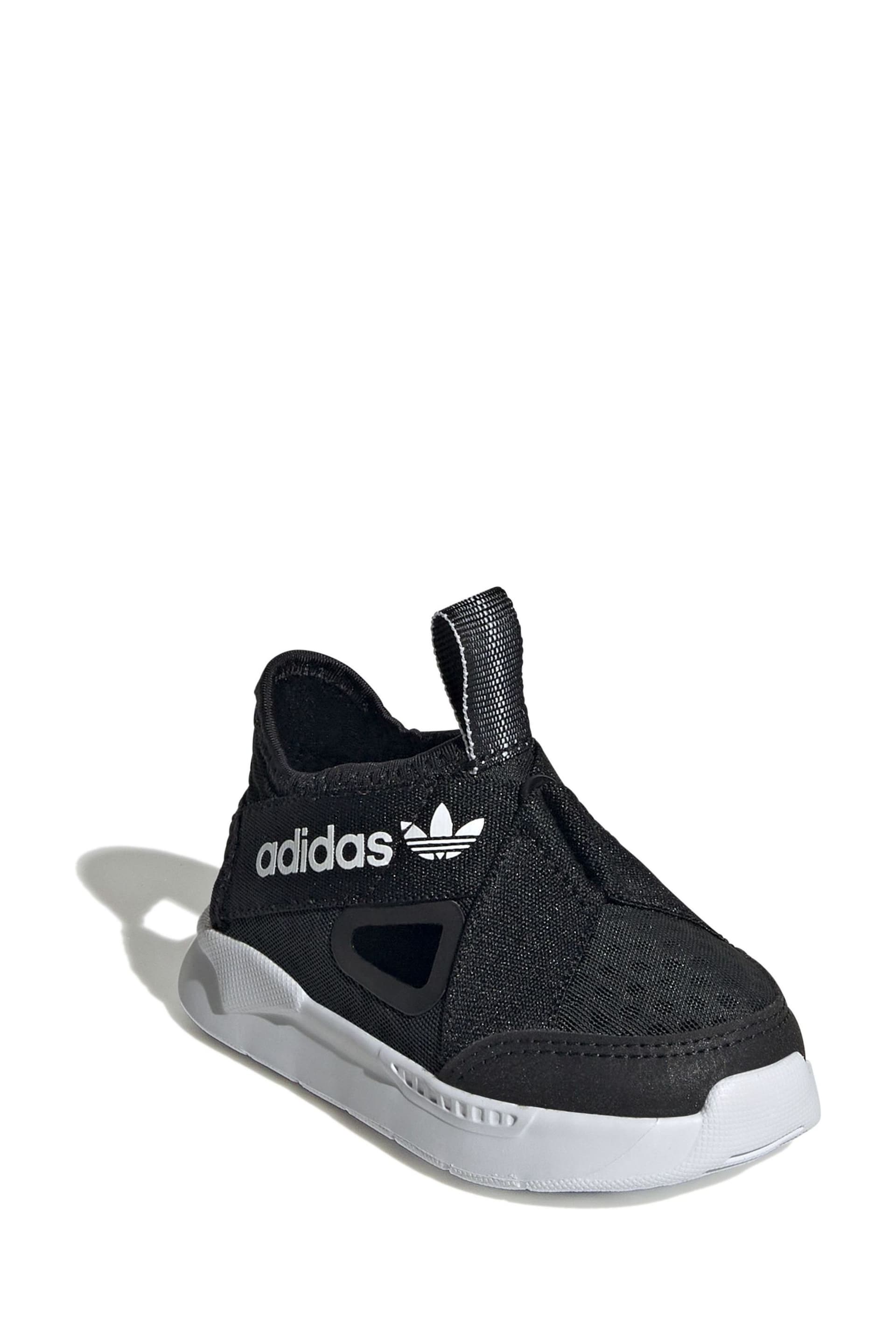 adidas Originals 360 Infant Black Sandals - Image 3 of 8