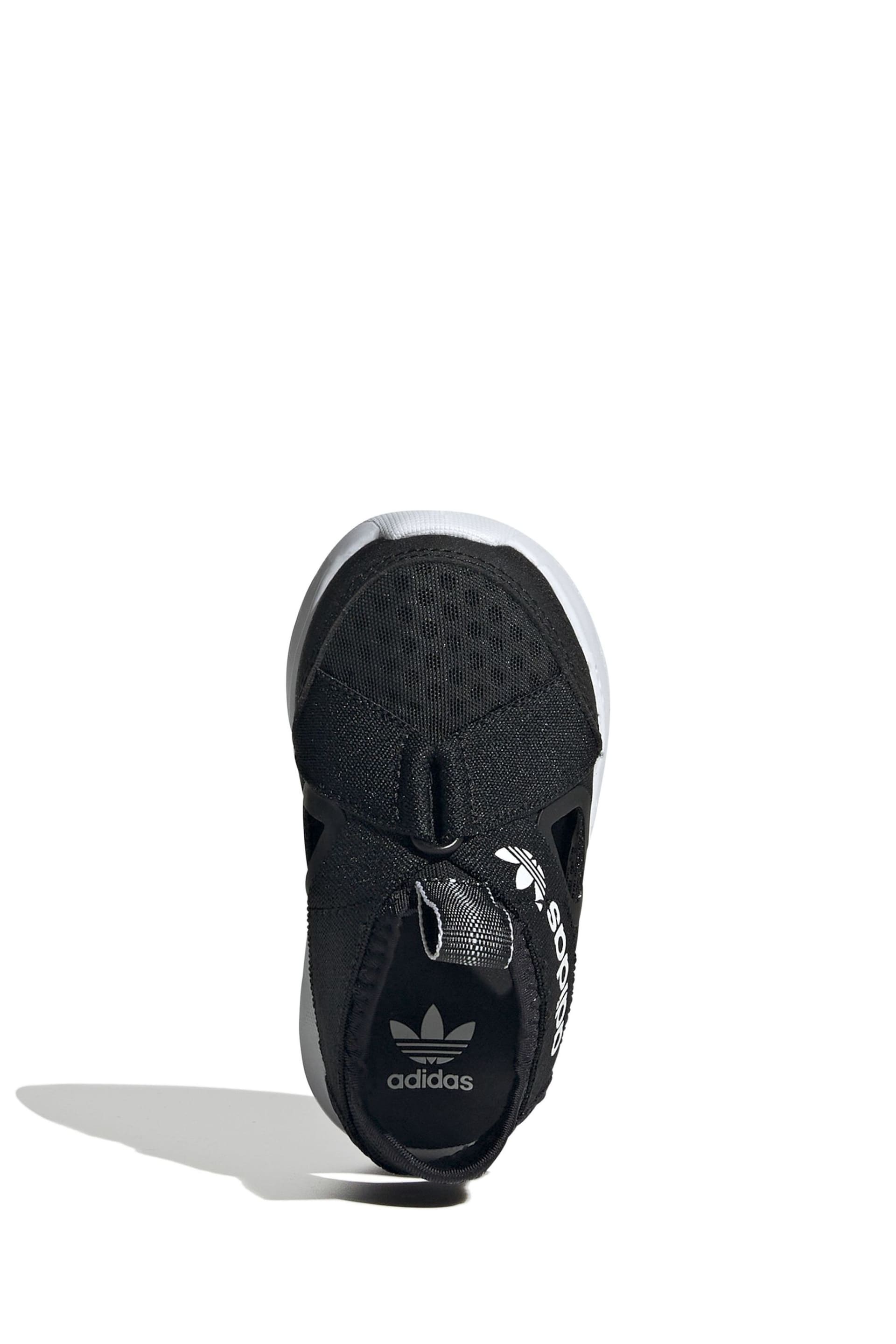 adidas Originals 360 Infant Black Sandals - Image 6 of 8