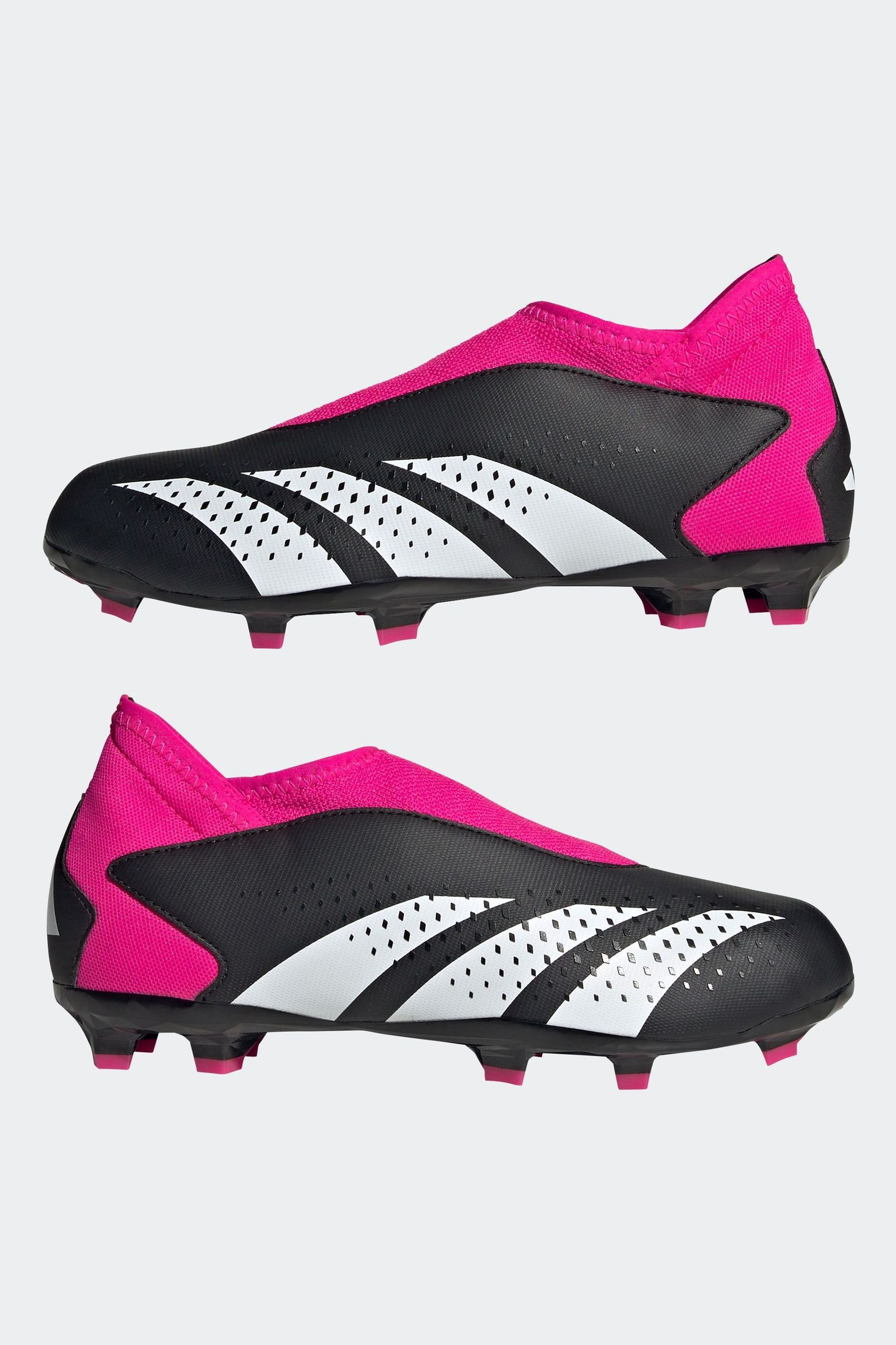 Buy adidas Black Kids Predator Accuracy.3 Laceless Firm Ground Boots from Next Luxembourg