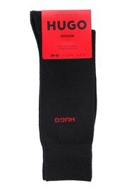 Cotton Blend Logo Socks 2 Pack - Image 2 of 3