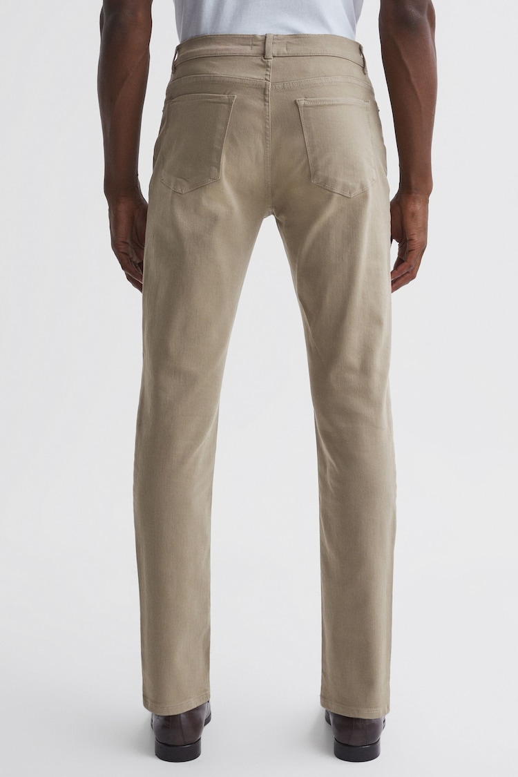 Reiss Sage Dover Slim Fit Brushed Jeans - Image 4 of 4