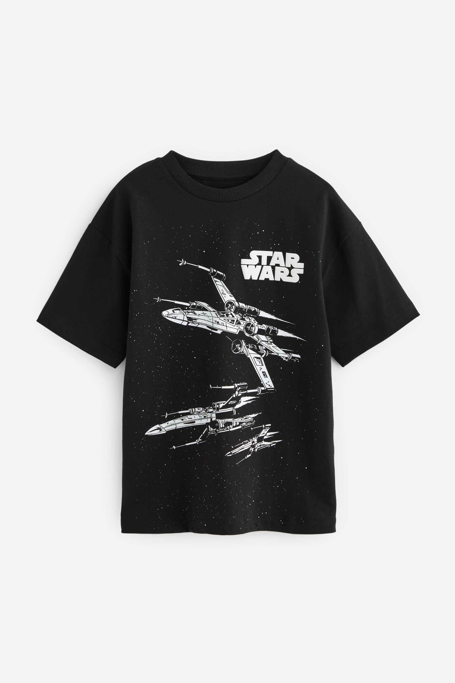 Buy Black Licensed Star Wars 100 Cotton T Shirt 3 16yrs from Next Canada