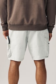 Grey Multi Pocket Cargo Shorts - Image 3 of 11
