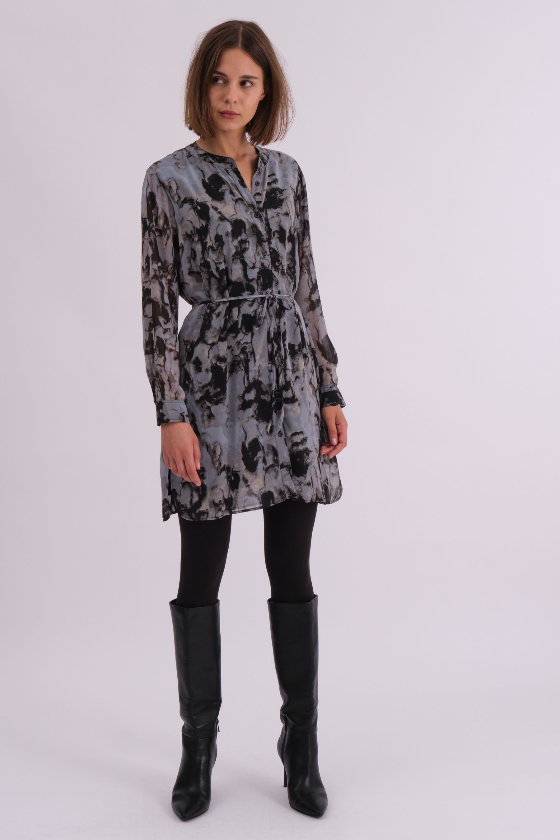 Grey tunic dress uk sales