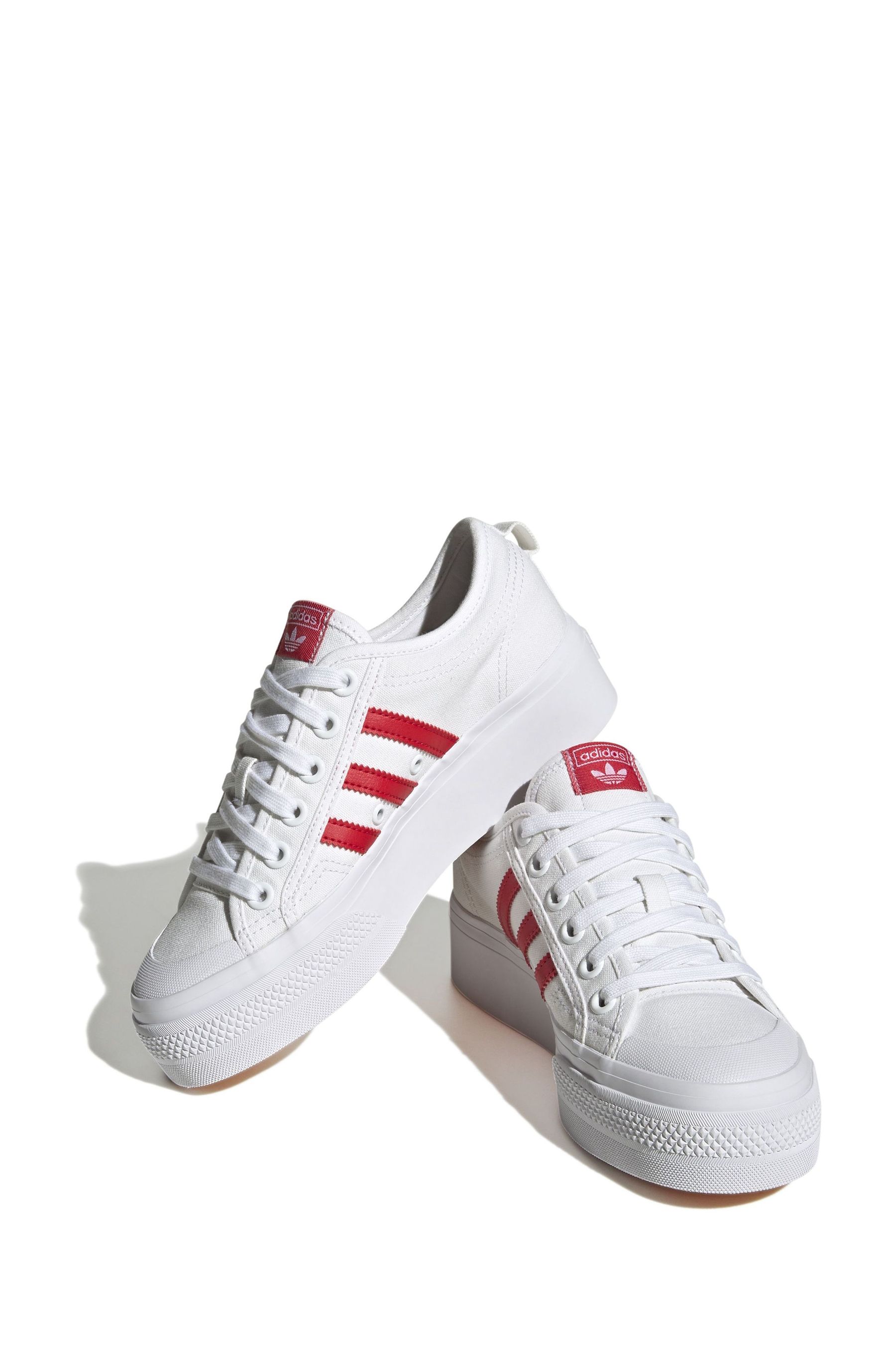 Adidas nizza white red best sale