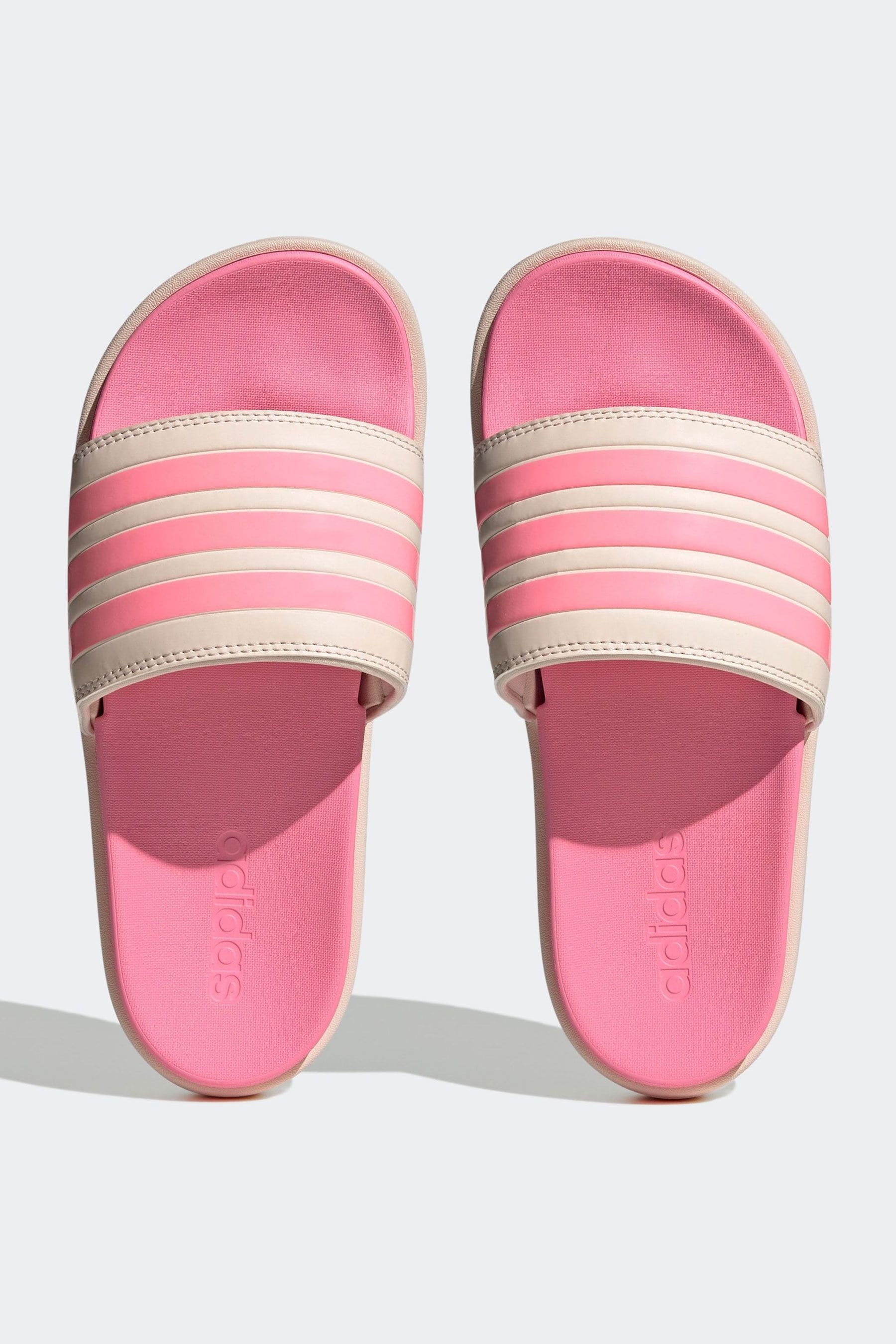 Pink adidas sandals online