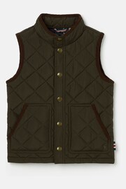 Joules Hugo Green Quilted Gilet - Image 1 of 6