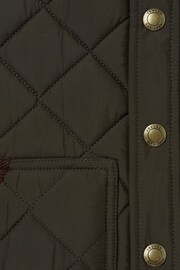 Joules Hugo Green Quilted Gilet - Image 6 of 6