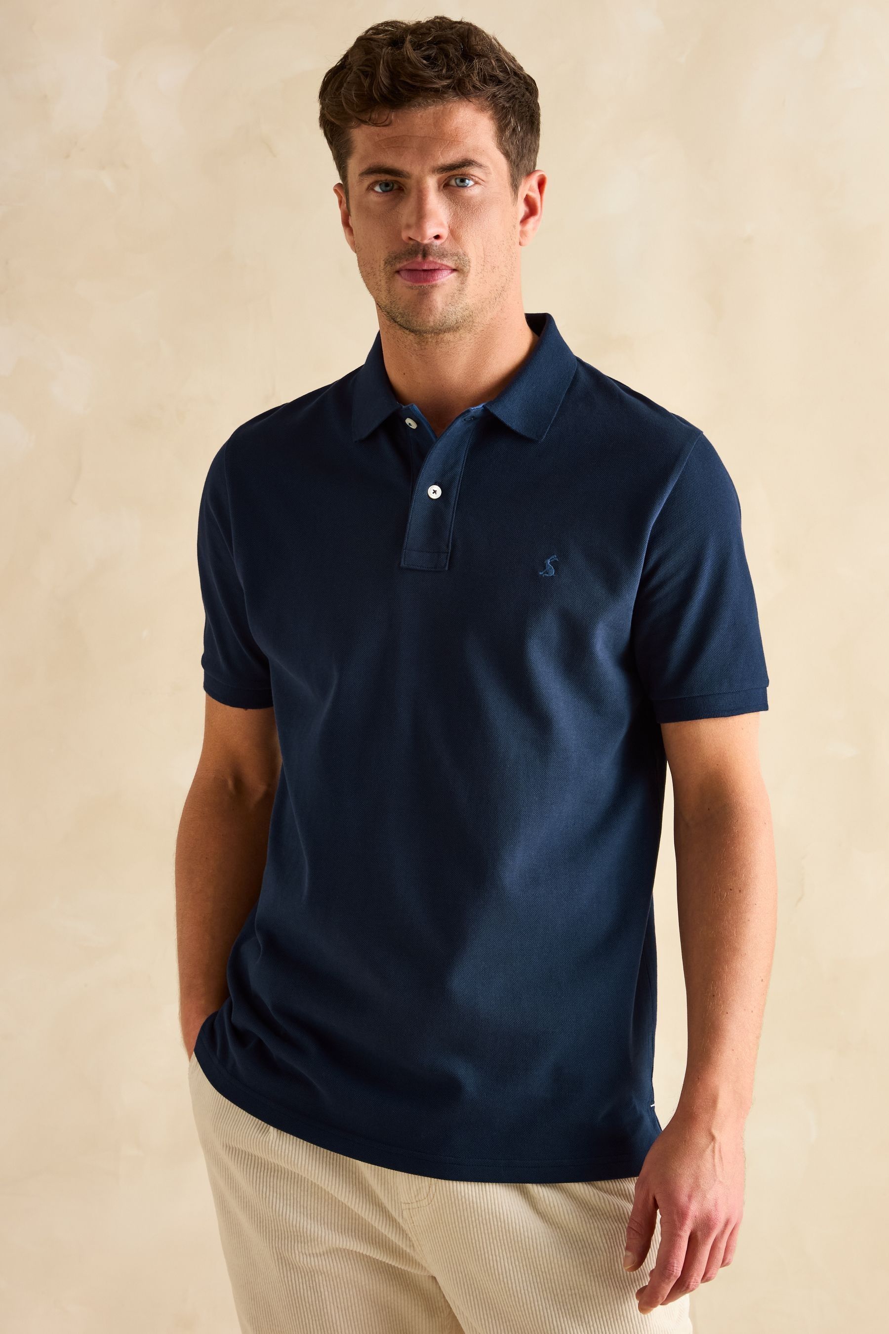 Buy Joules Woody Navy Blue Regular Fit Cotton Pique Polo Shirt from Next Armenia