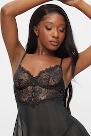 Ann Summers Iris Lace Black Babydoll - Image 3 of 5