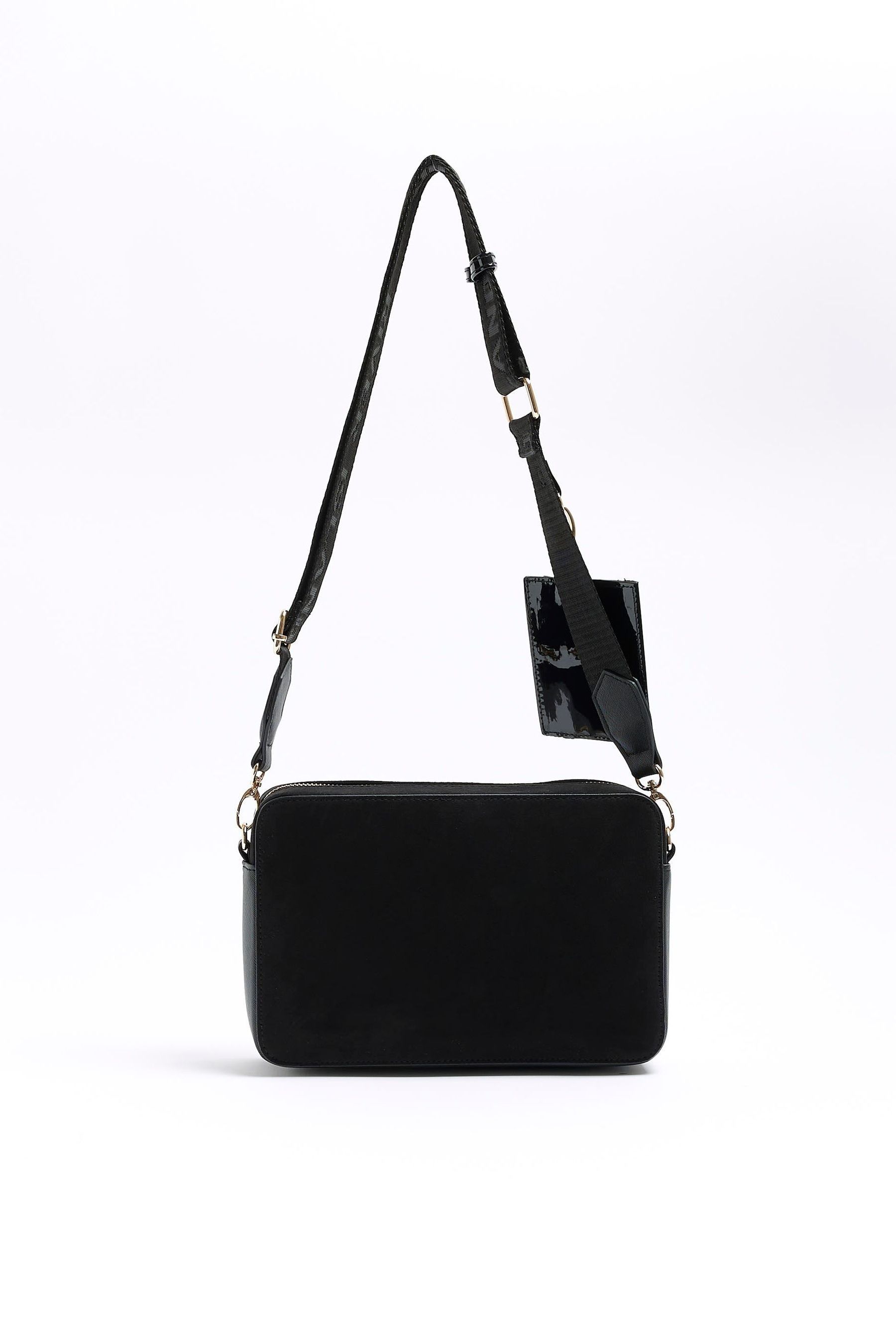 Buy River Island Black Monogram Boxy Cross Body Bag from Next Germany