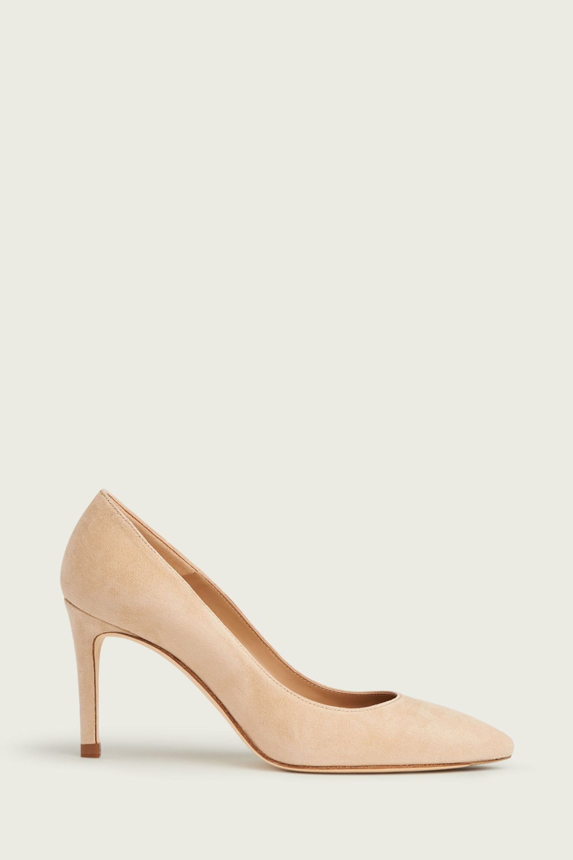 LK Bennett Floret Suede Pointed Toe Courts - Image 1 of 4