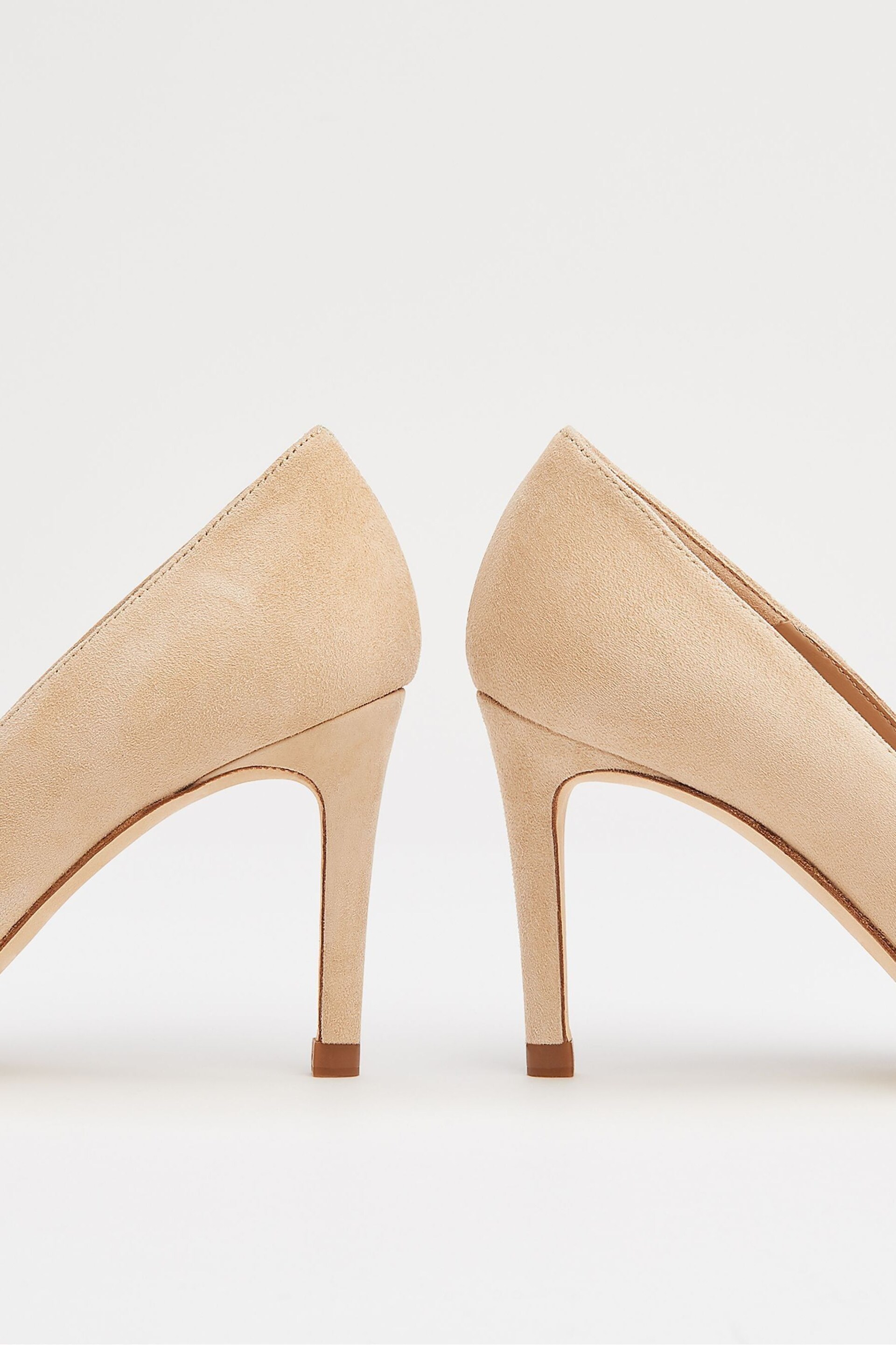 LK Bennett Floret Suede Pointed Toe Courts - Image 3 of 4