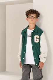 Angel & Rocket Green Chad Cord Varsity Jacket - Image 1 of 6