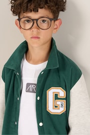 Angel & Rocket Green Chad Cord Varsity Jacket - Image 3 of 6