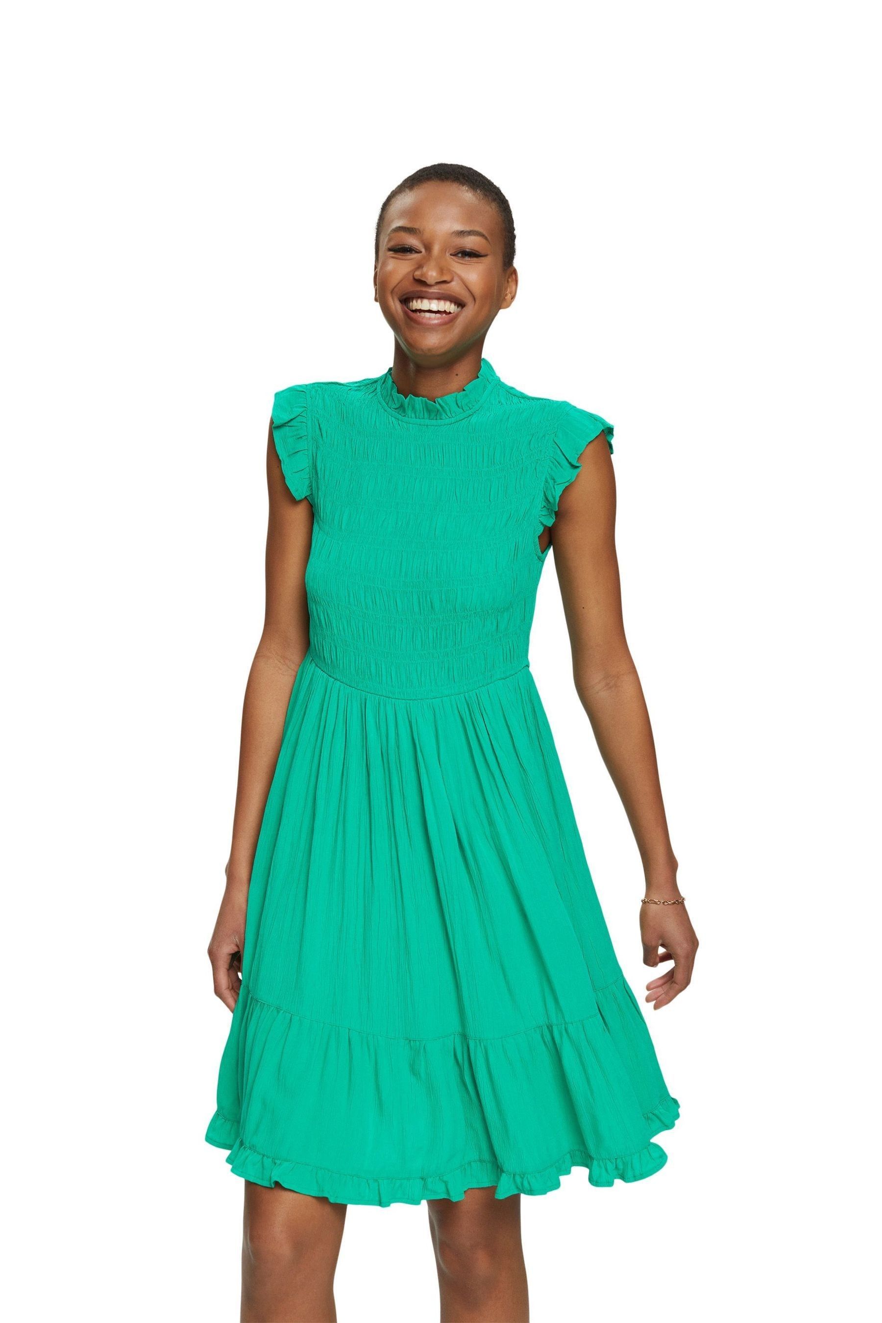 Robe verte esprit top