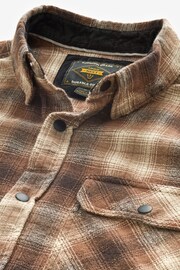 Natural Twin Pocket Check Long Sleeve Shirt - Image 7 of 8