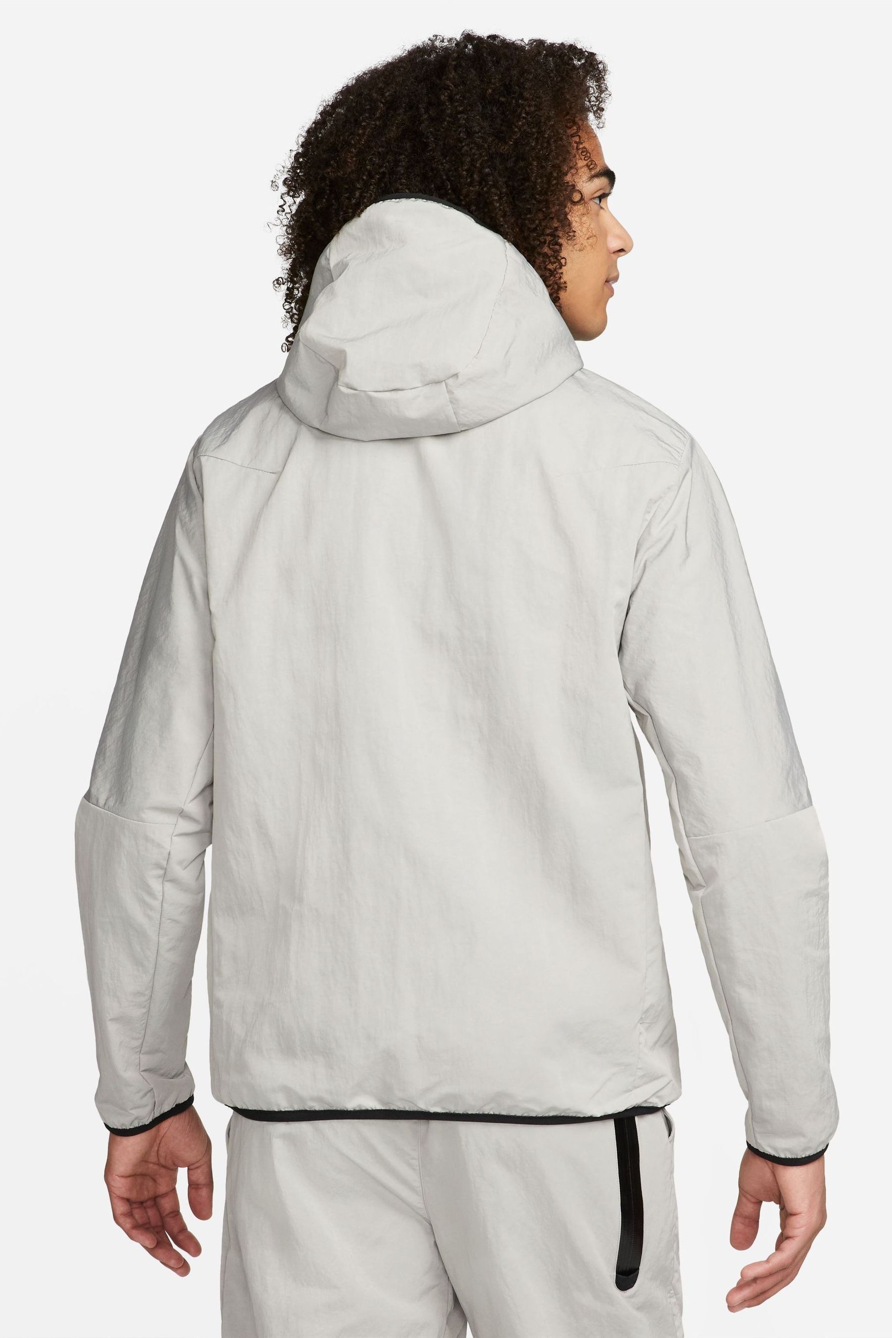 Nike grey and white jacket discount