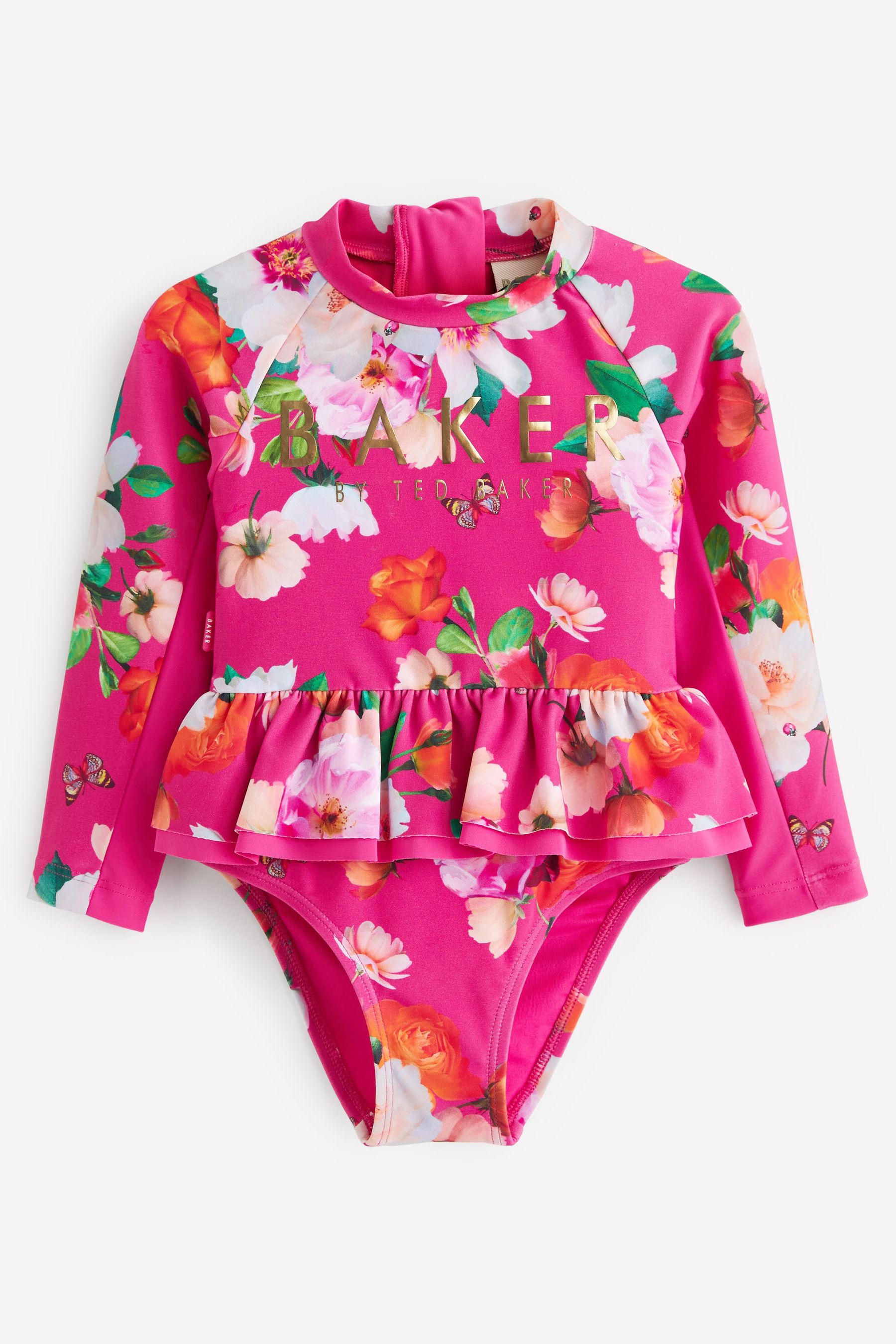 Buy Baker by Ted Baker Pink Floral Sunsafe Swimsuit from Next Slovakia